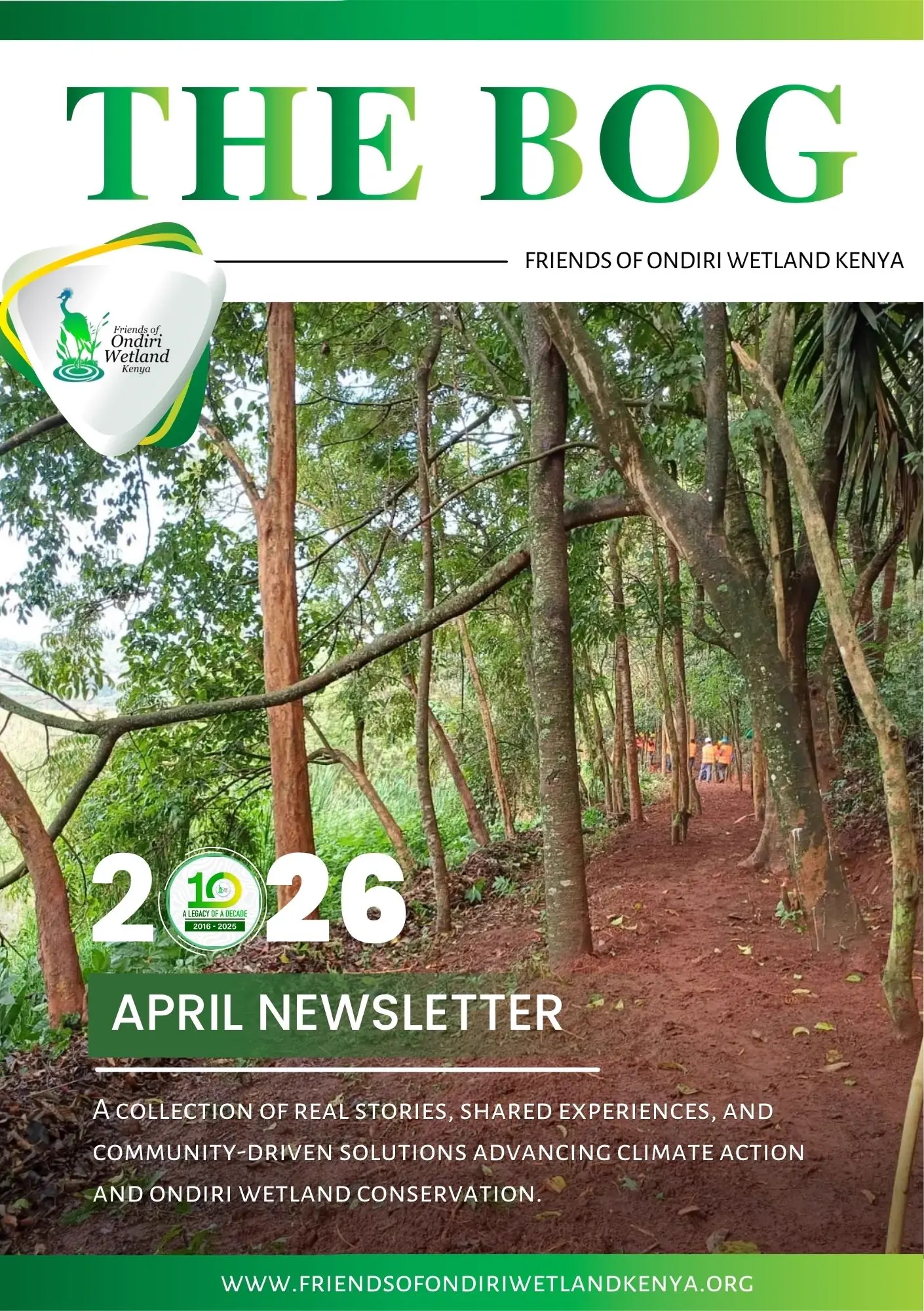 THE BOG NEWSLETTER 1st QUARTER ISSUE APRIL 2026